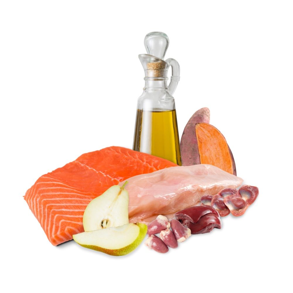 Lucky-Pet Lachs mit Huhn, Süßkartoffel und Birne für Hunde