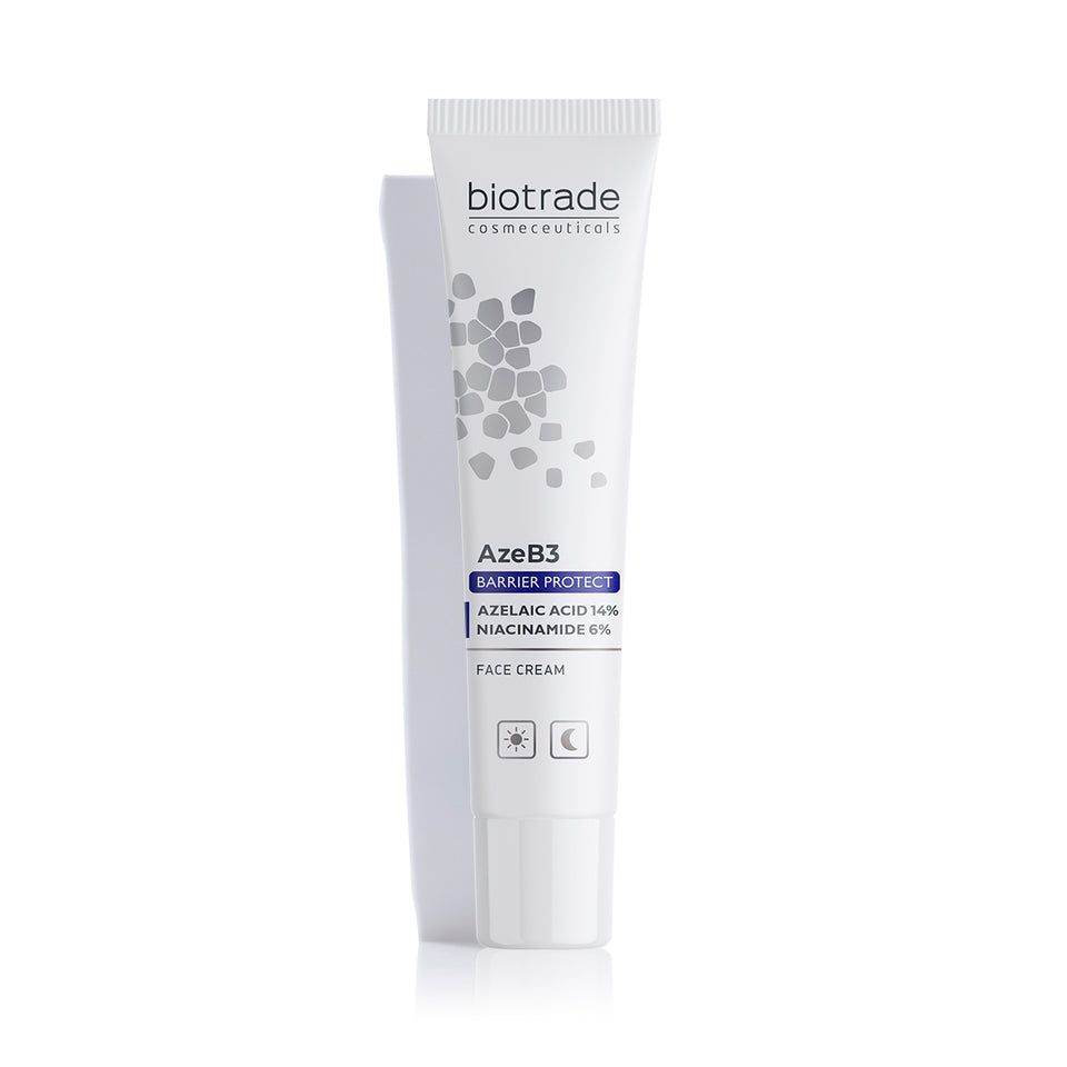 Biotrade AzeB3 Barrier Protect Intensivpflegecreme mit Azelainsäure 14% und Niacinamid 6%