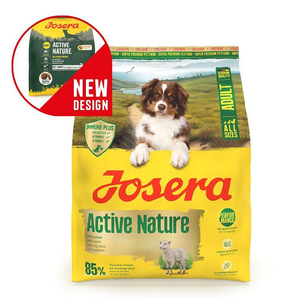 Josera A/S Adult Active Nature 3 kg