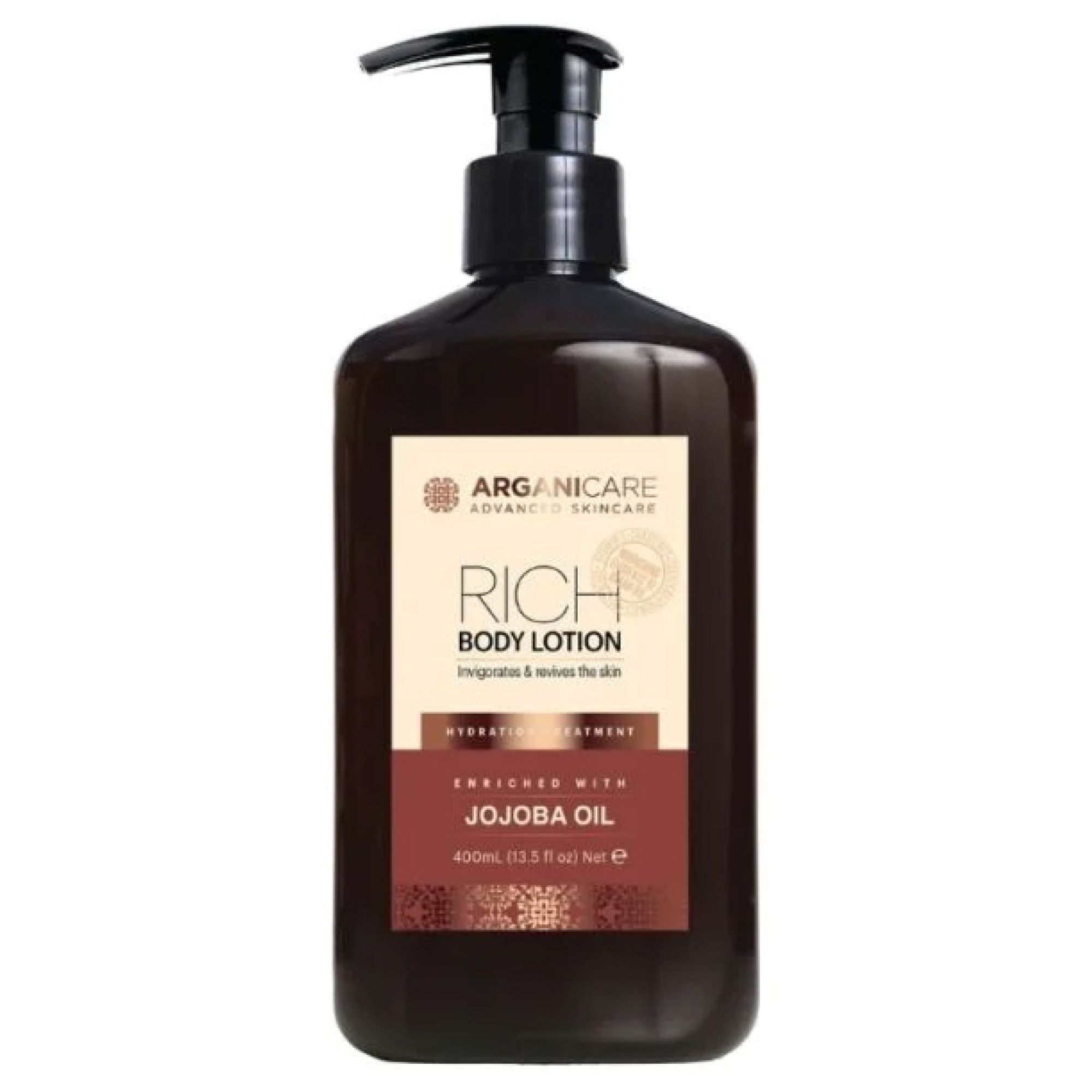 Arganicare Reichhaltige Körperlotion mit Jojobaöl 7,7x4,8x19,3 cm