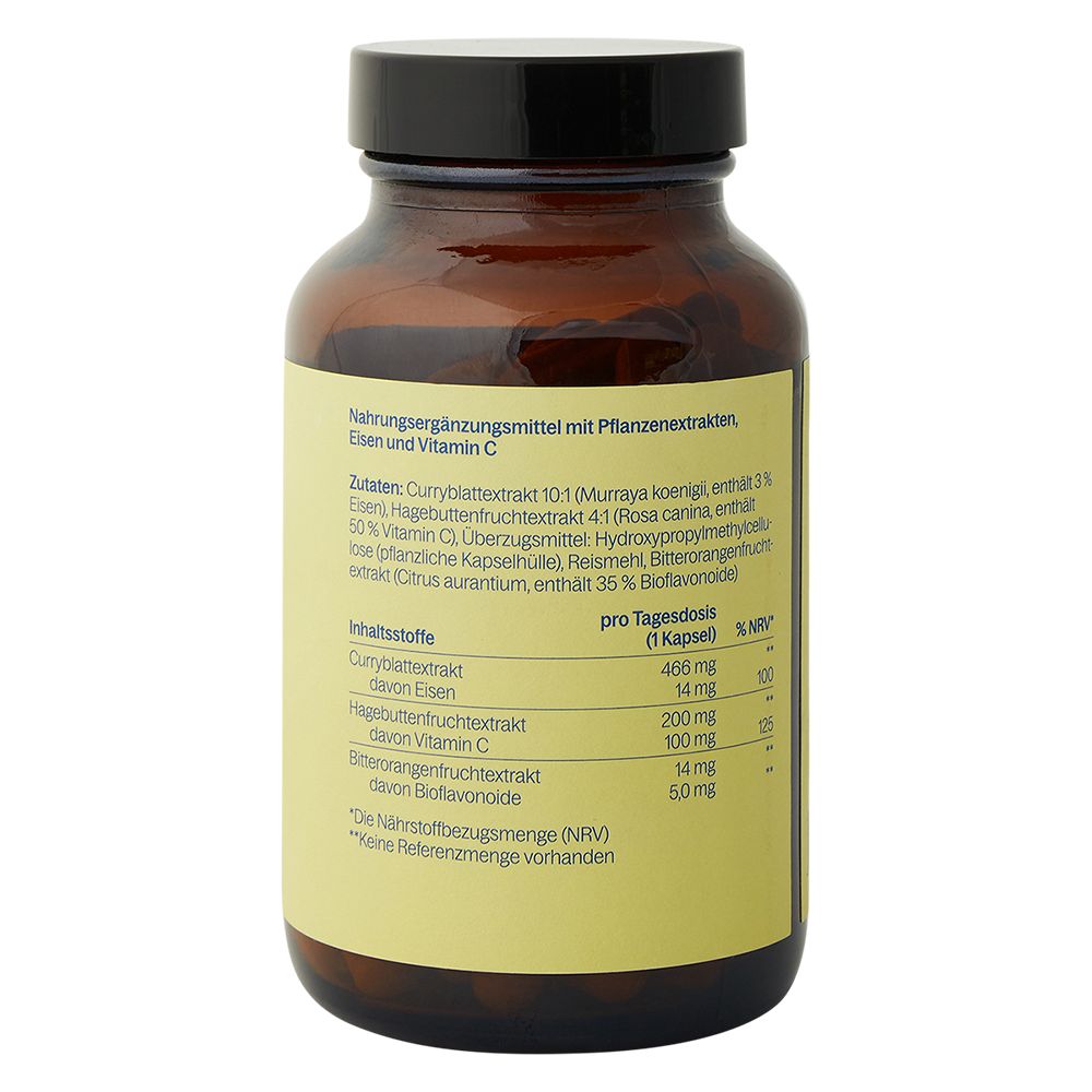 glims® Eisen aus Curryblatt + Vitamin C
