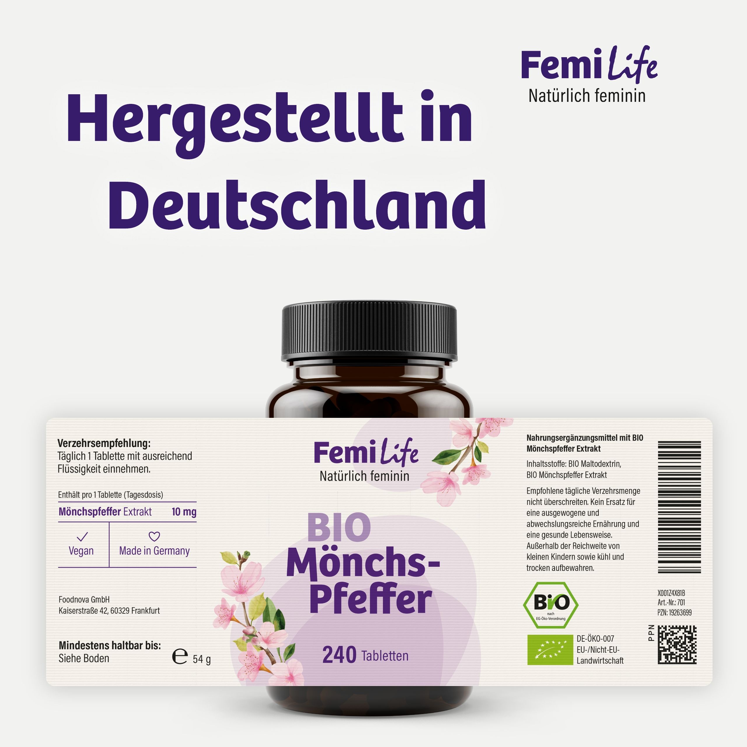 BIO Mönchspfeffer 10mg - von FemiLife®
