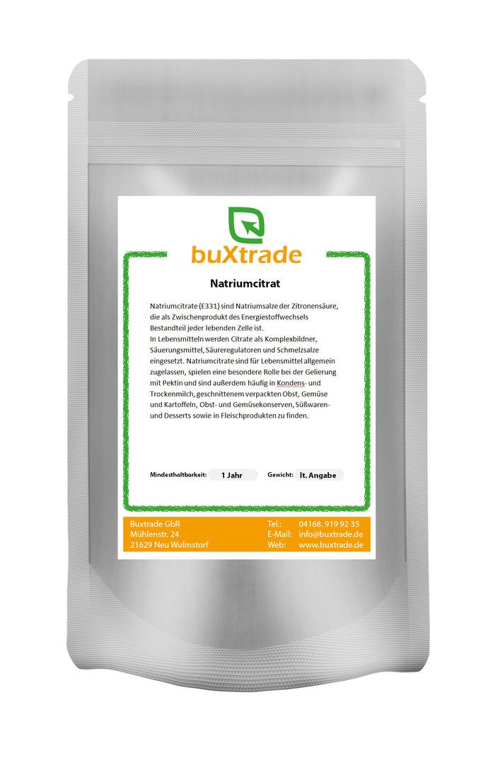 buXtrade Natriumcitrat Pulver