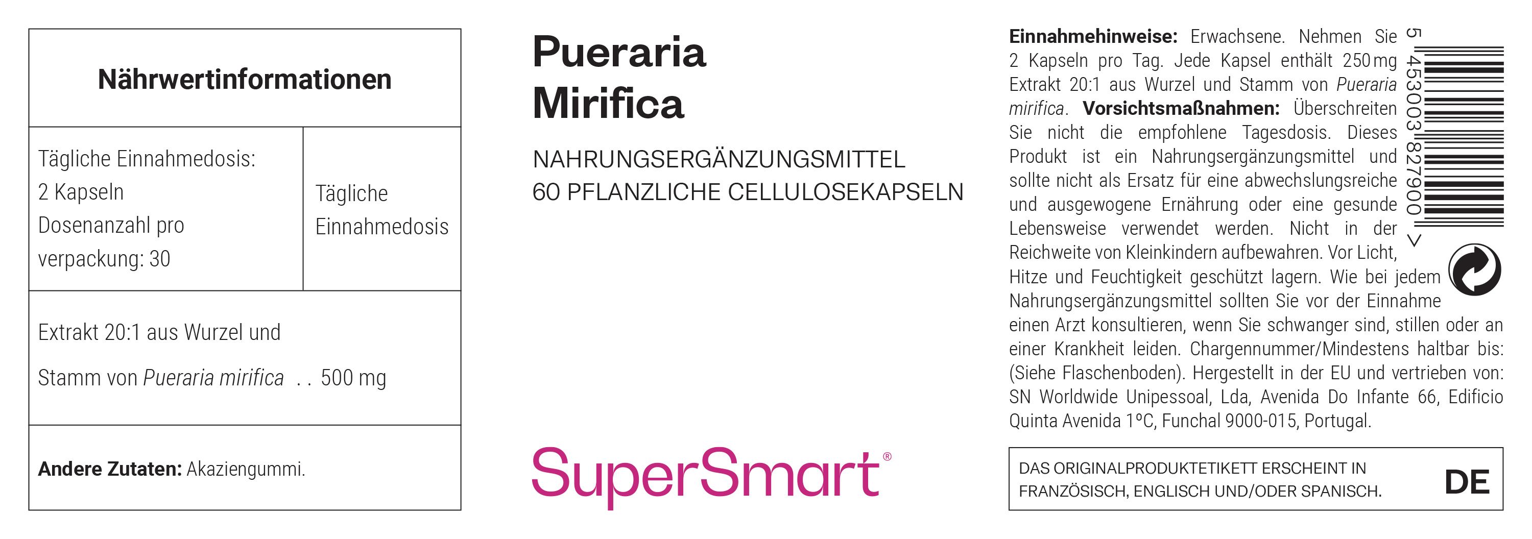 Pueraria Mirifica - SuperSmart