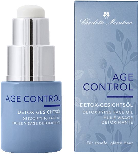 Charlotte Meentzen Age Control Detox-Gesichtsöl Flasche.