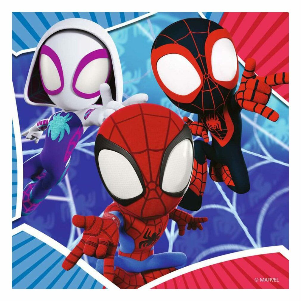 Ravensburger - Puzzle Spidey's Abenteuer 3x49p