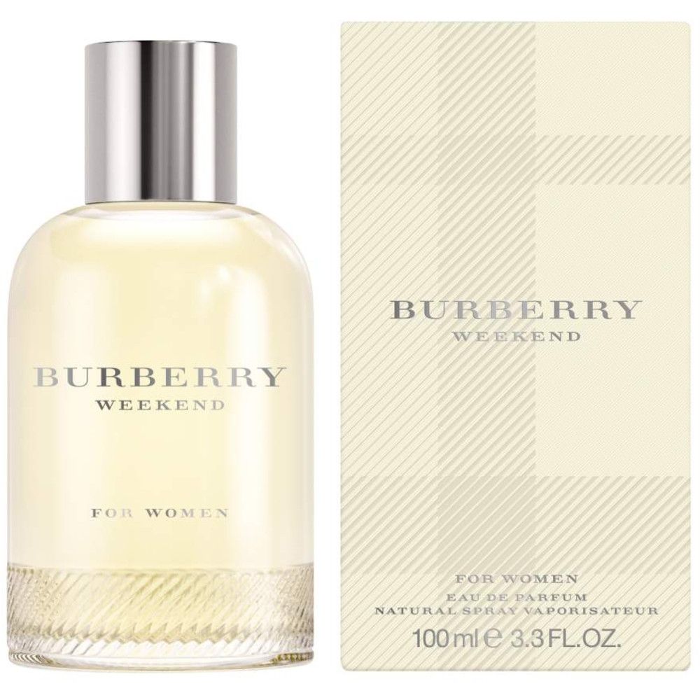 Flakon und Verpackung. Aufschrift: BURBERRY WEEKEND FOR WOMEN. 100ml.