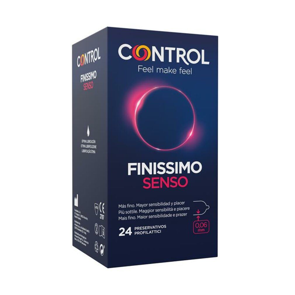 Control Finissimo Senso-Kondome. Box mit 24 feinen Kondomen