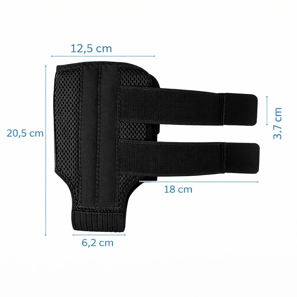 Knöchelbandage mit Federstreben, verstellbare Fußgelenkstütze mit Klett für Sport & Alltag