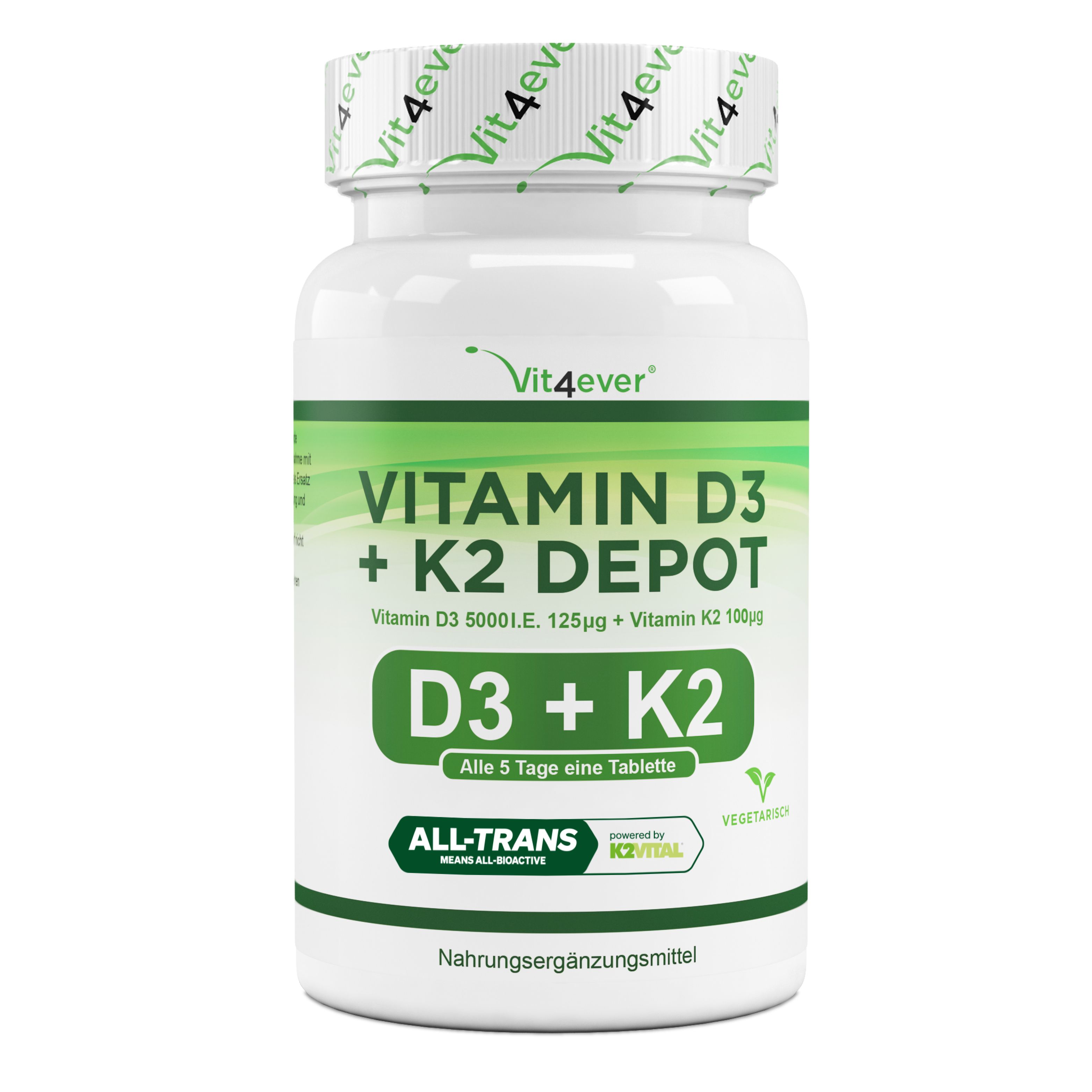 Vitamin D3 5.000 I.E. + Vitamin K2 100 mcg
