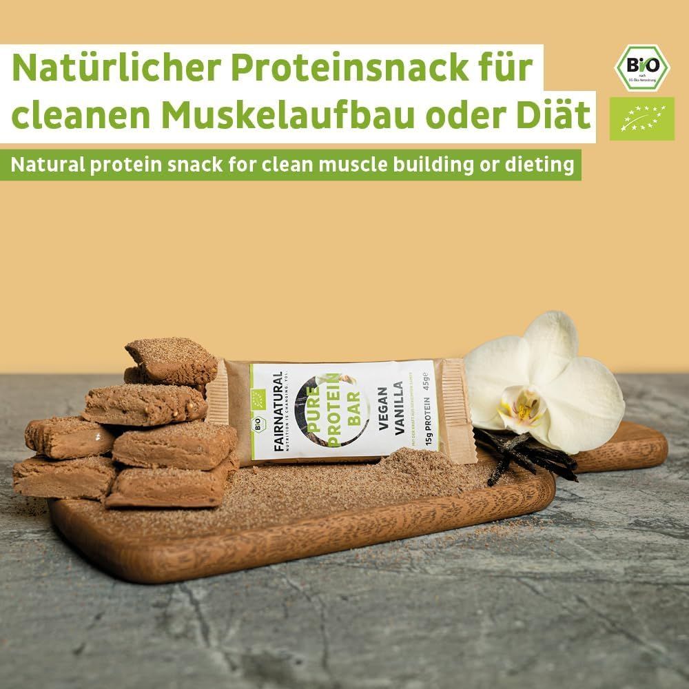 FAIRNATURAL Bio Vegane Proteinriegel