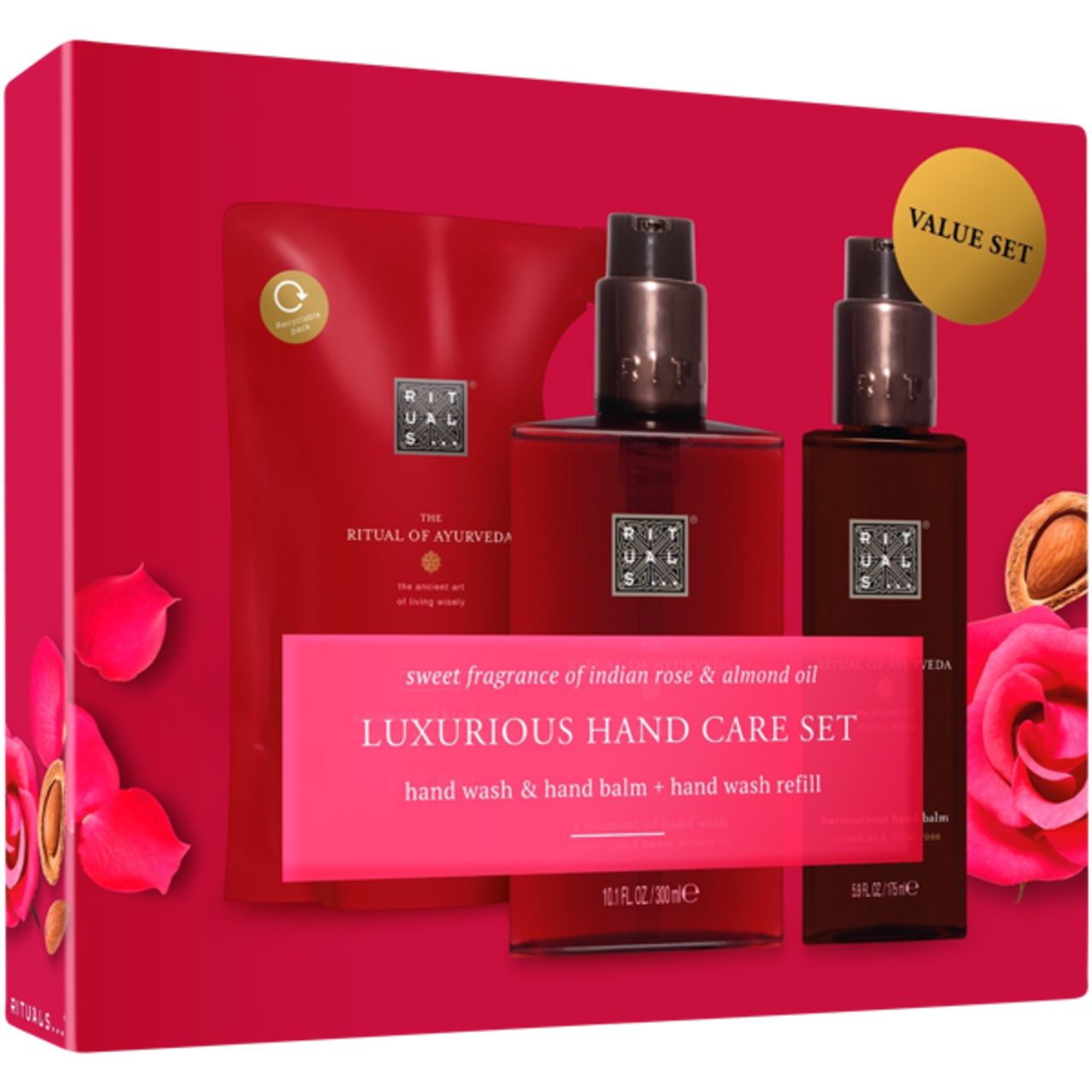 Rituals, The Ritual of Ayurveda Kitchen Box = Hand Wash + Hand Wash Refill + Hand Balm