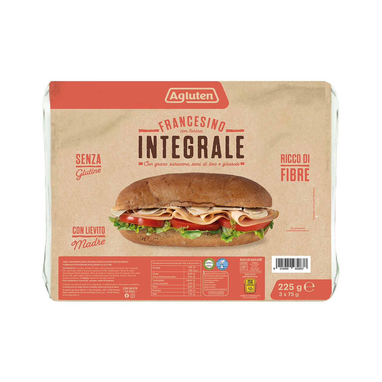 Pane Senza Glutine Francesino - Agluten