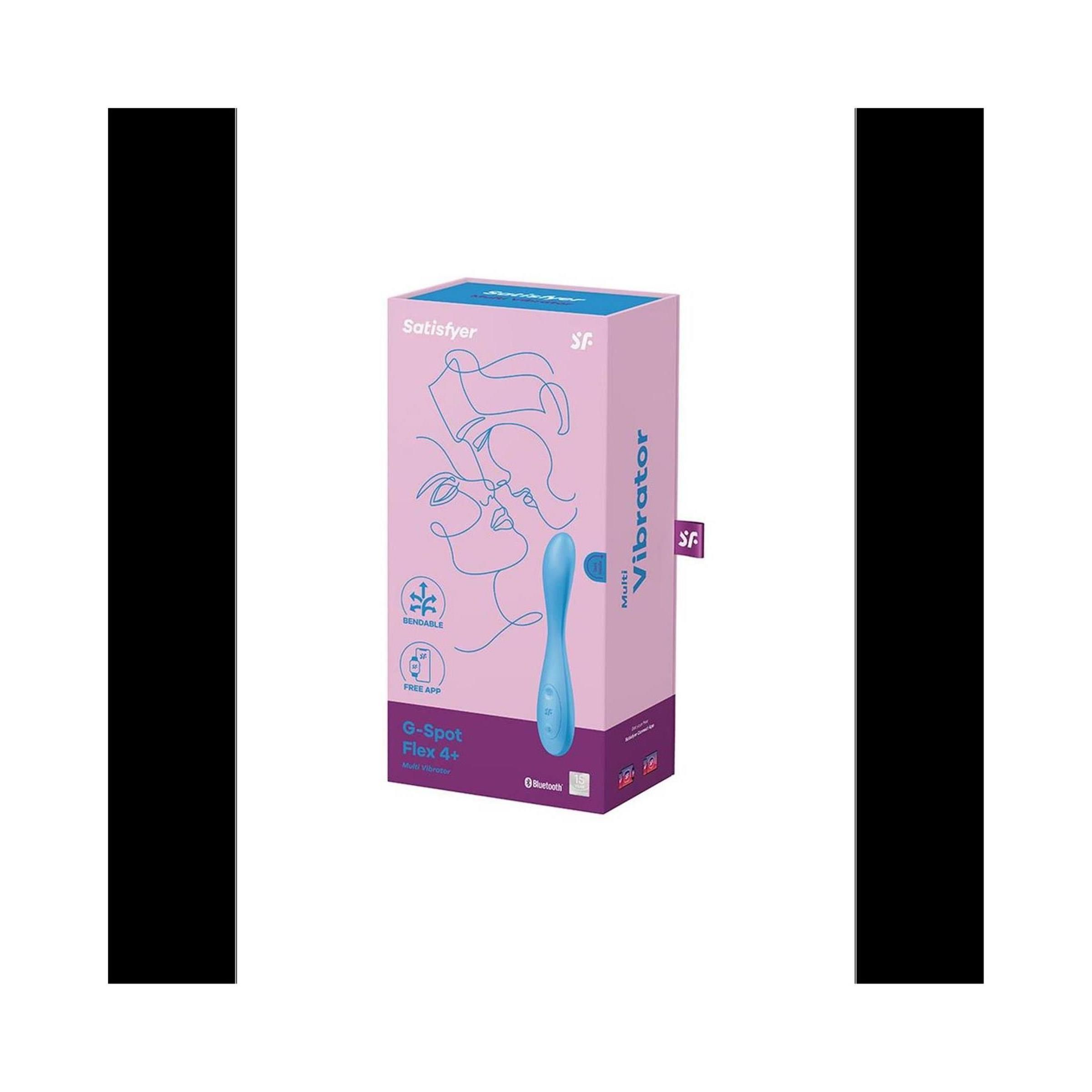 Produktverpackung. Rosa Schachtel mit Produktabbildung und Schriftzug 'Satisfyer Vibrator'.
