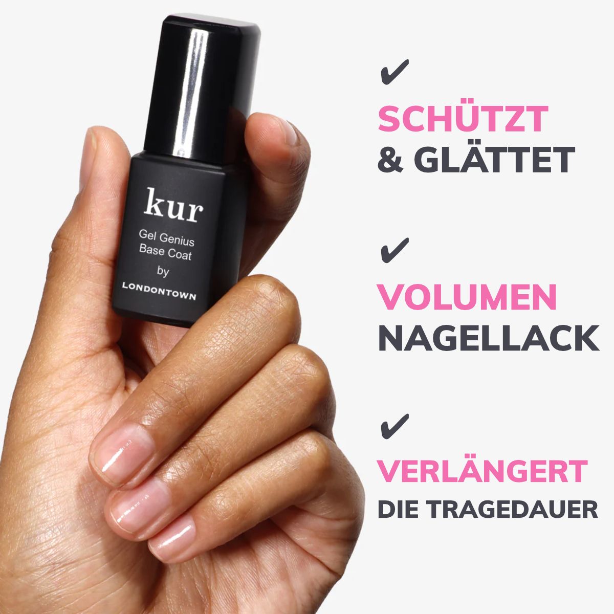 LONDONTOWN kur Gel Genius Base Coat Unterlack für einen Gel Look
