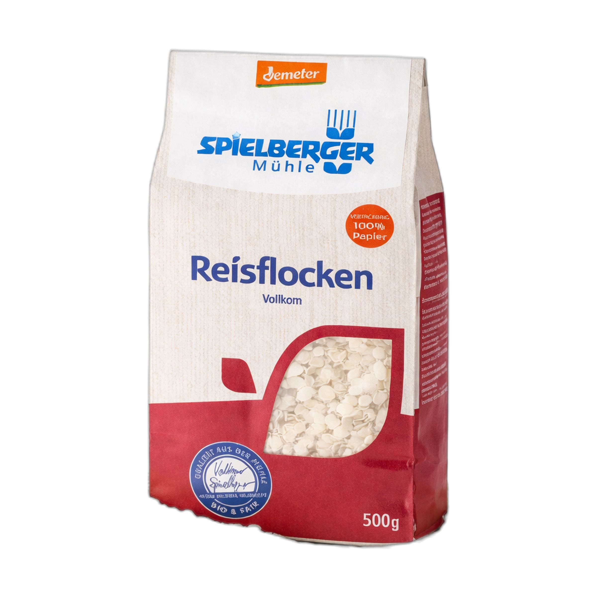 Spielberger Bio Reisflocken, demeter 500 g