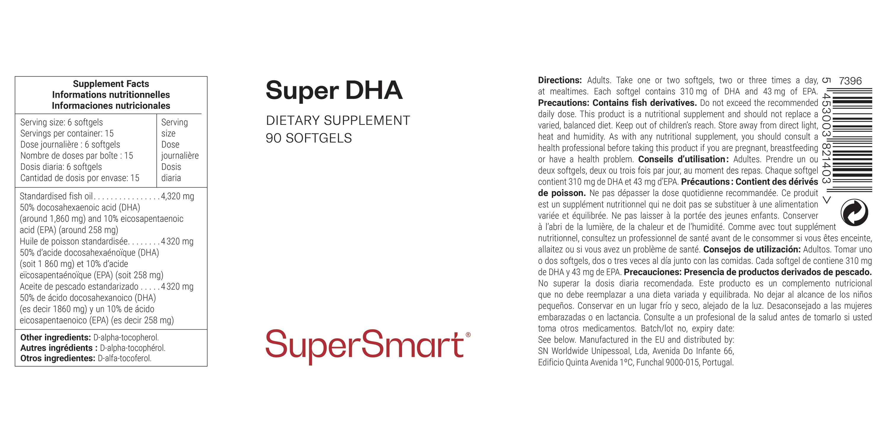 SuperSmart - Super DHA 90 St