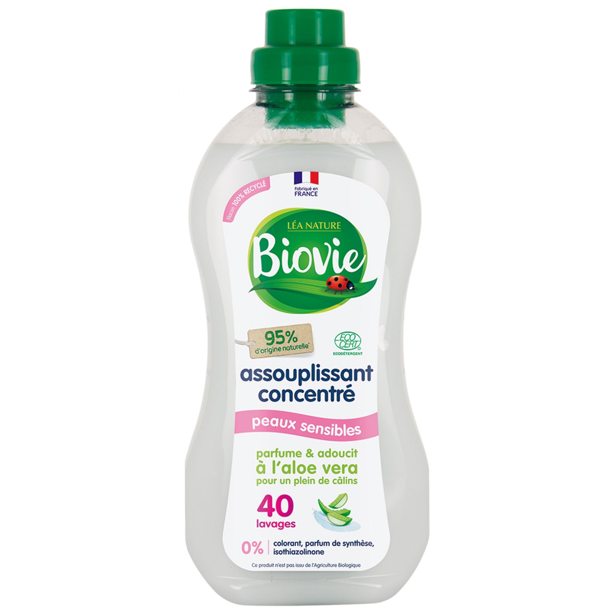 Biovie Weichspüler Konzentrat Aloe Vera Empfindliche Top 27x10,5x6 cm