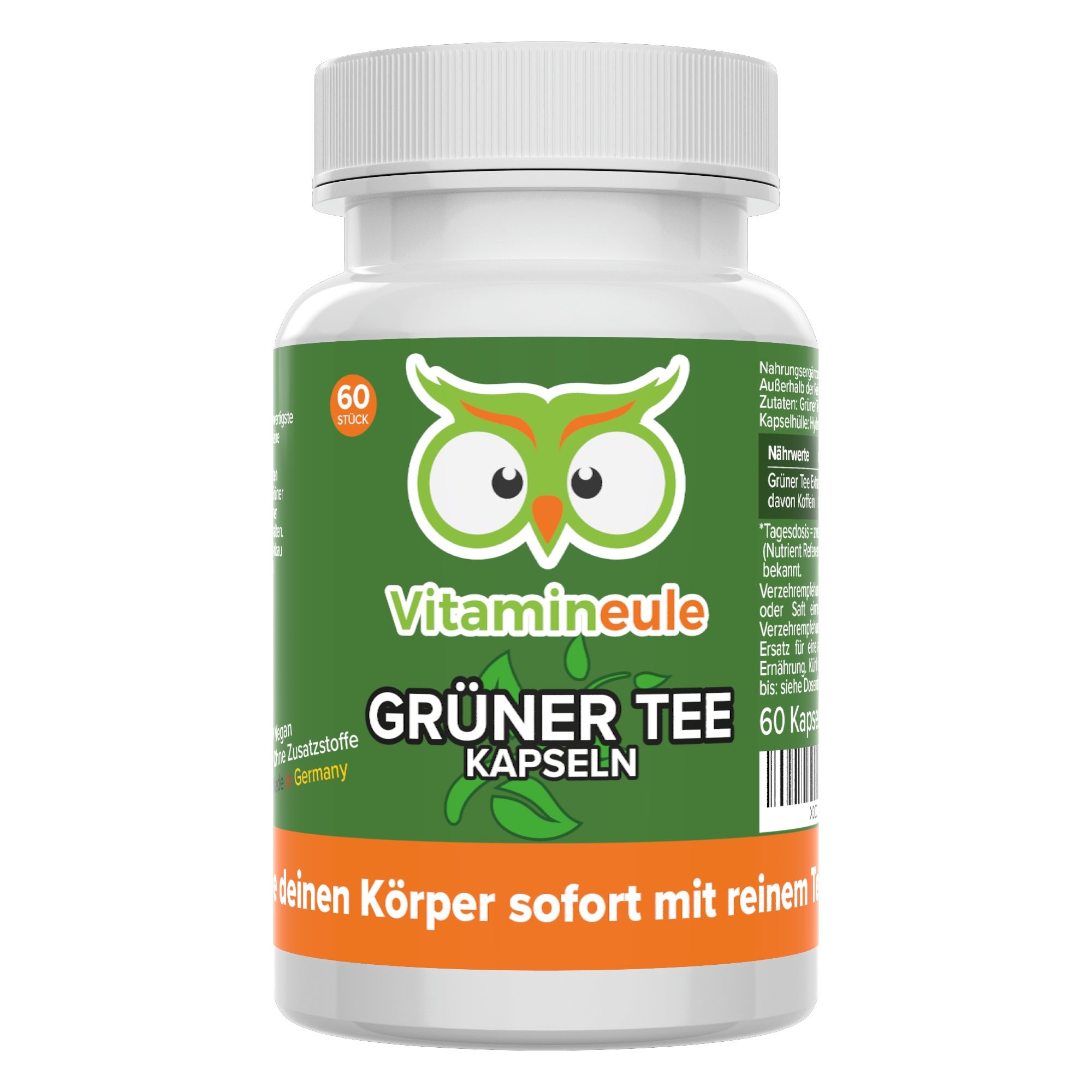 Grüner Tee Kapseln Mach dich wach!® 60 St Shop Apotheke