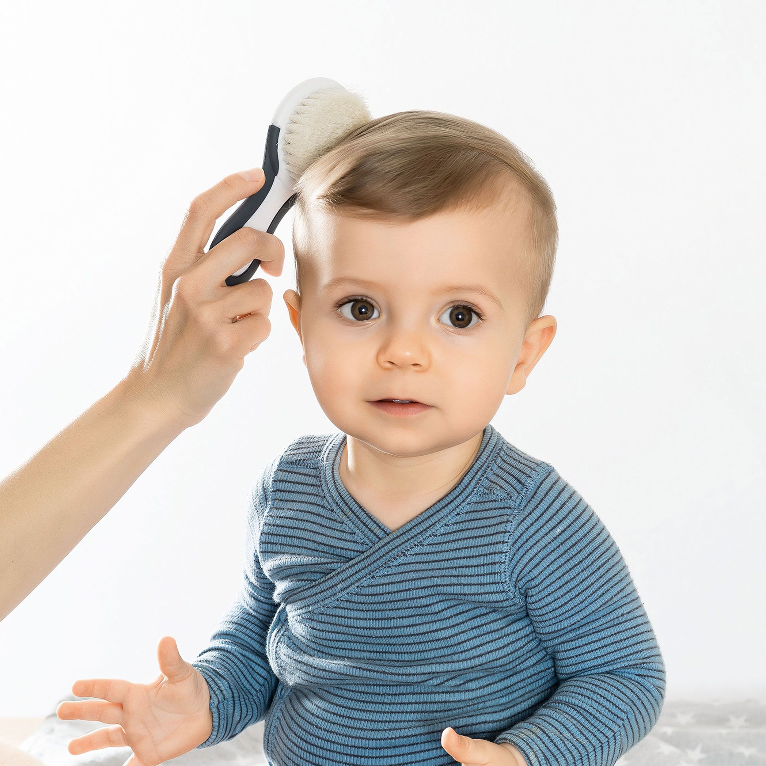 reer BabyCare Haarpflege-Set, 2-tlg., Bürste, Kamm, Haarbürste, Naturborsten