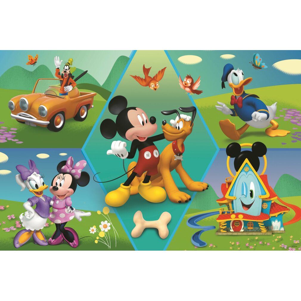 trefl Puzzle Super Shape xxl Mickey Mouse: Spaß 60 Teile 1 St - Shop ...