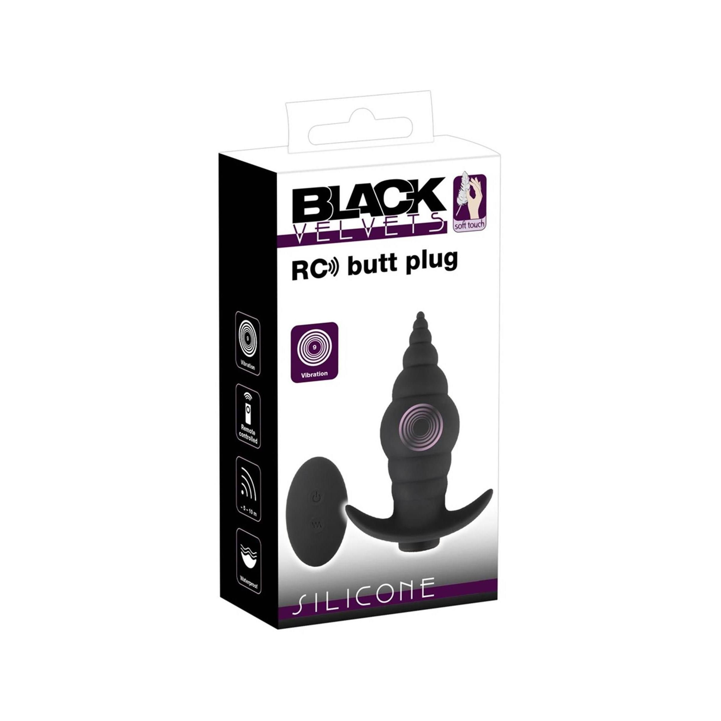 Black Velvets - RC Butt Plug