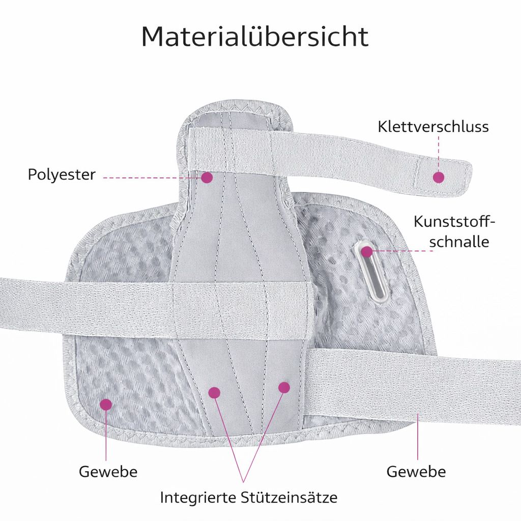 Daumenbandage mit Handgelenkstütze, verstellbare Daumenschiene, atmungsaktiv & stabil