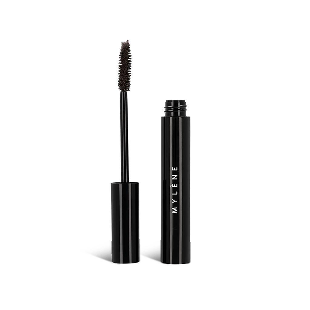 Mylène Mascara Volume Explosion Brown | Bruine volumemascara 9