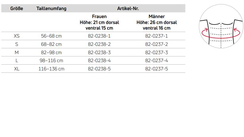 DONJOY® CONFORSTRAP+ Rückenorthese Damen