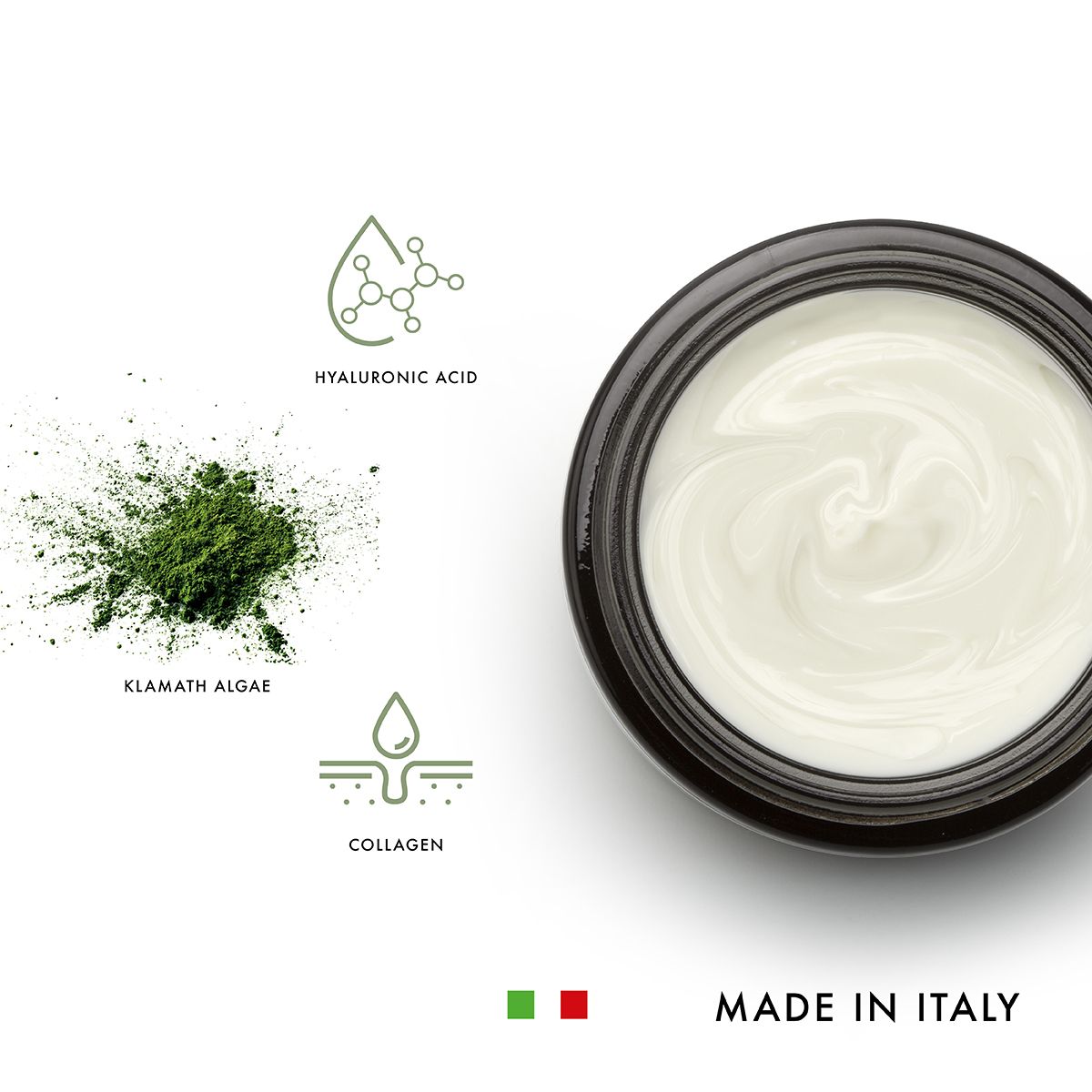 Alkemy Anti Falten Creme mit Kollagen und Hyaluronsäure, Anti Aging Wirkung mit Lifting Effekt