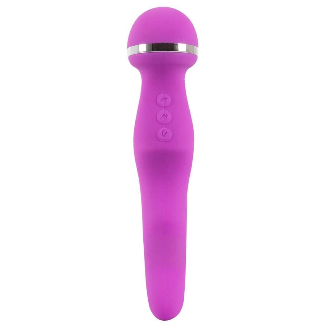 2-in-1 Massagestab 'Rechargeable Warming Vibe' | 10 Vibrationsmodi, Wärmefunktion You2Toys 1 St Vibrator