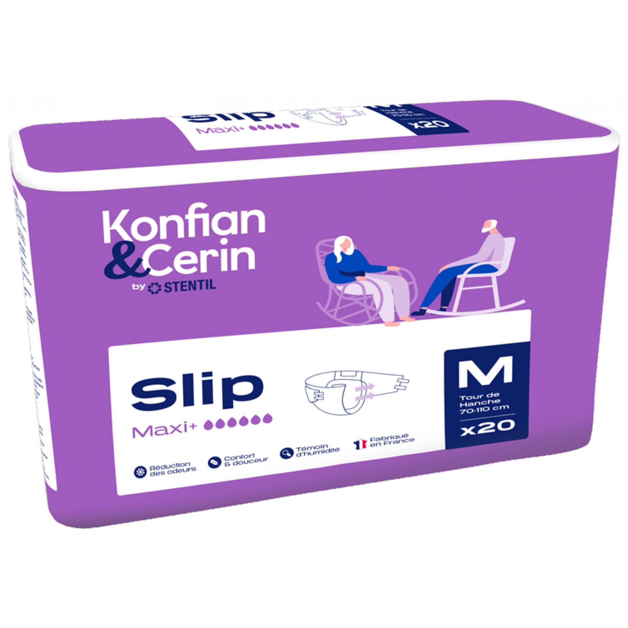 Stentil Vollständiger Wechsel Slip Maxi+ m 38x16,5x25,5 cm