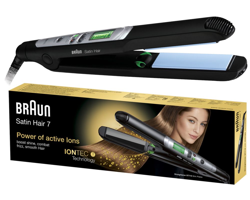 Braun - Haarglätter "Satin Hair 7 Straightener ST710 " in Schwarz