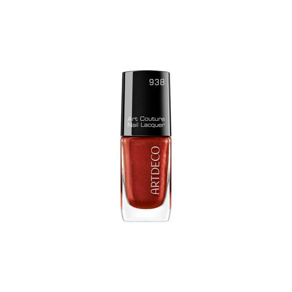 Artdeco Art Couture Nail Lacquer, Farbe 938, glänzendes Rotbraun.