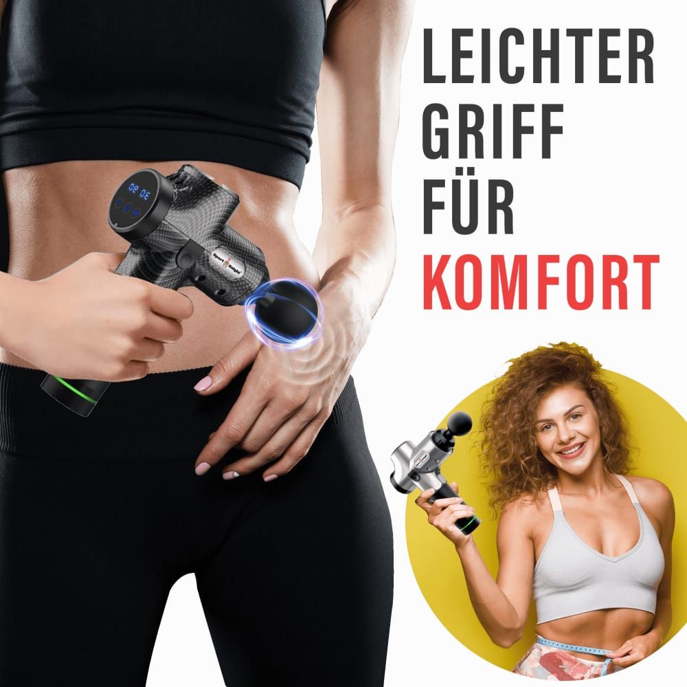 Sport-Knight® Massagegerät LCD Touch Schwarz 1 St