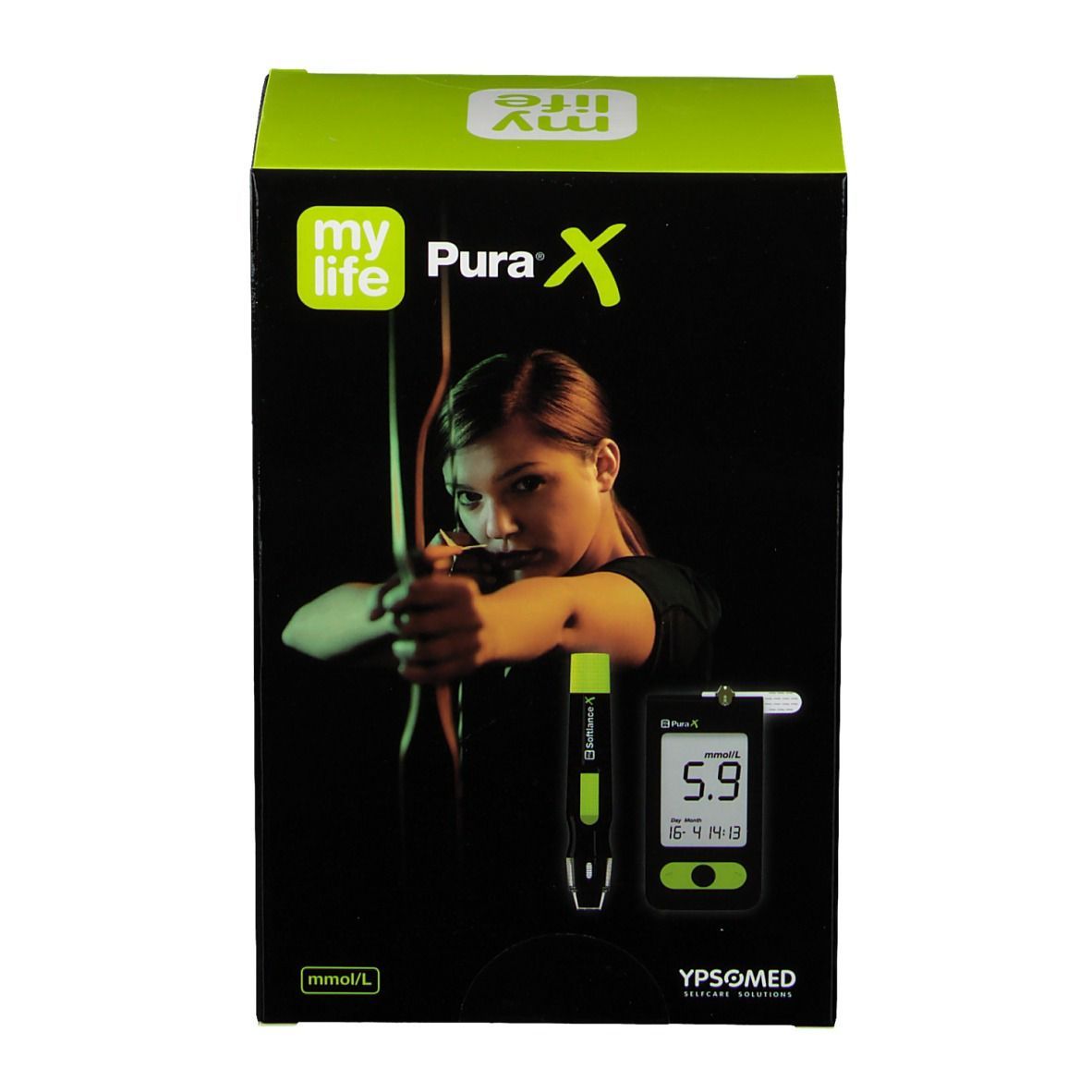 mylife Pura X Blutzucker Messsystem mmol/L