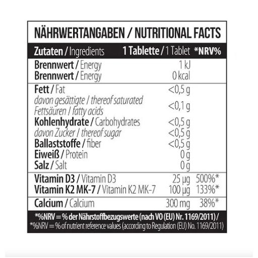 MST - Calcium Citrate D3 K2Vital 100 g Filmtabletten