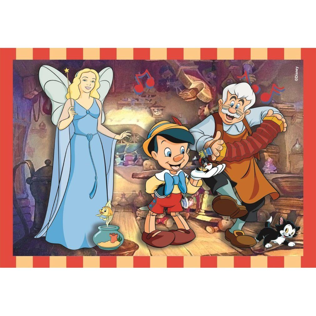 Supercolor 4 in 1 - Disney Classics (4 Puzzle (12-24 Teile))