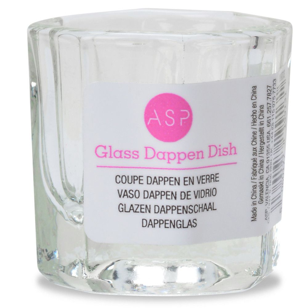 ASP - Glas-Dappen-Schale für Maniküre 1 Pc
