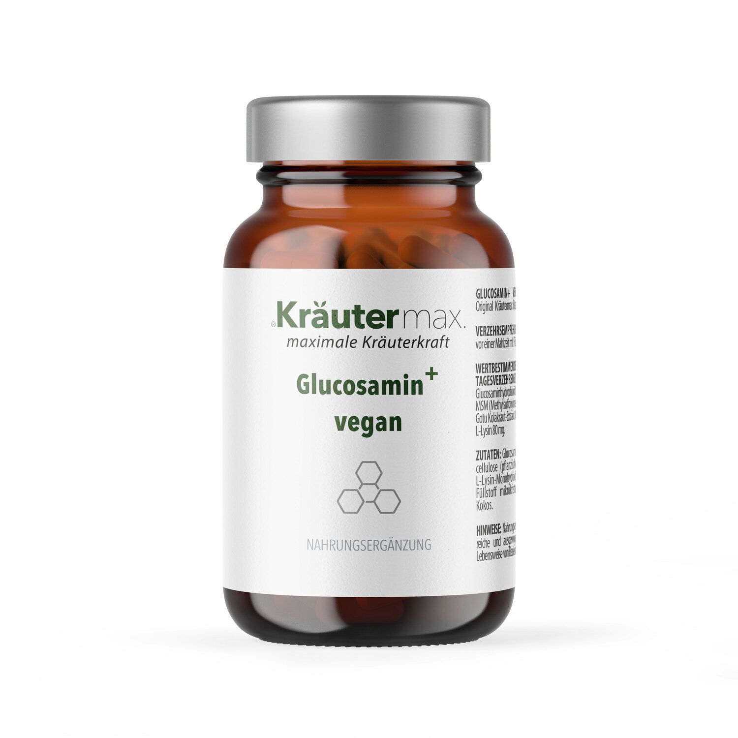 Kräutermax Glucosamin+ vegan Kapseln 60 St