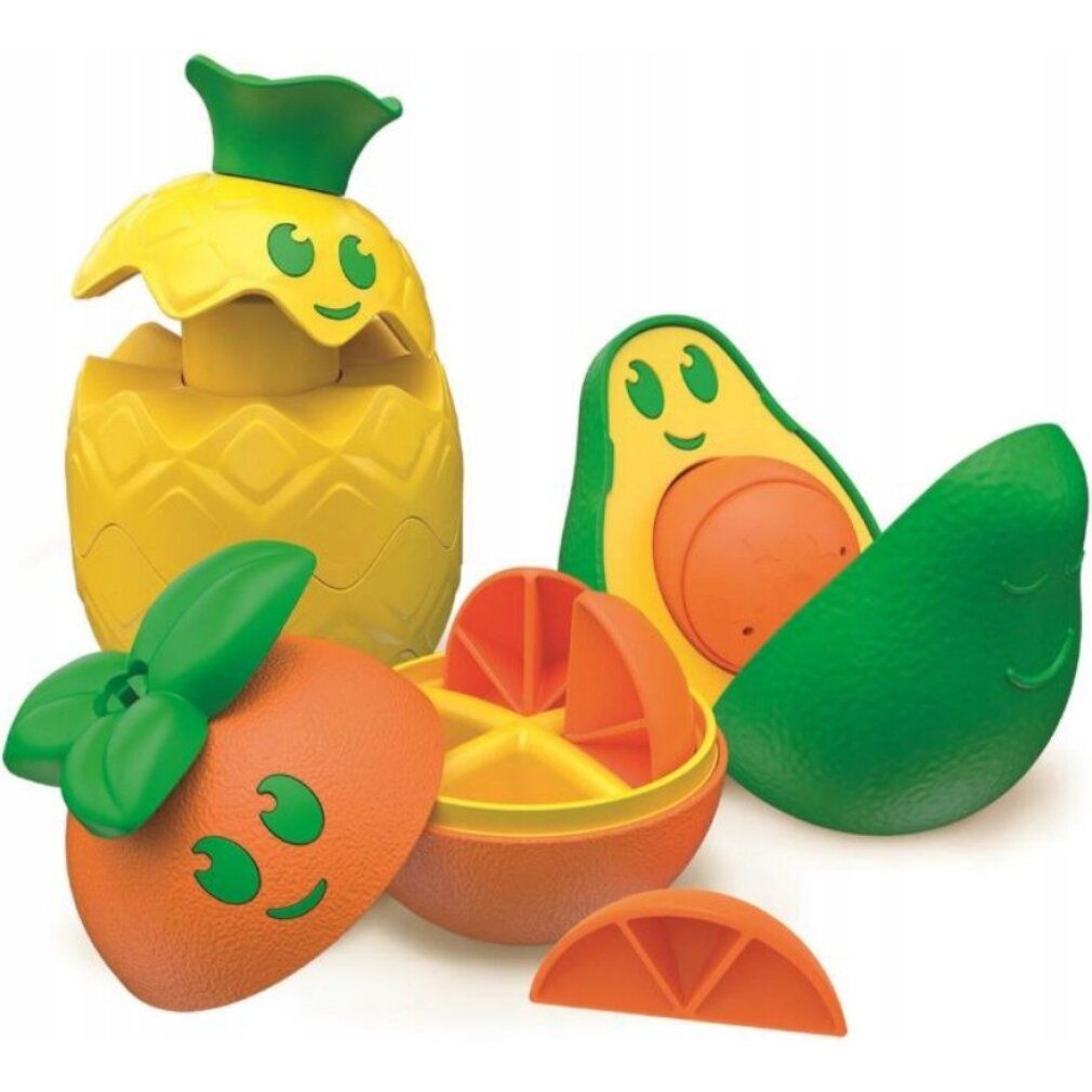 Farbe Think Play Obststapel-Spielzeug für Babys Clementoni