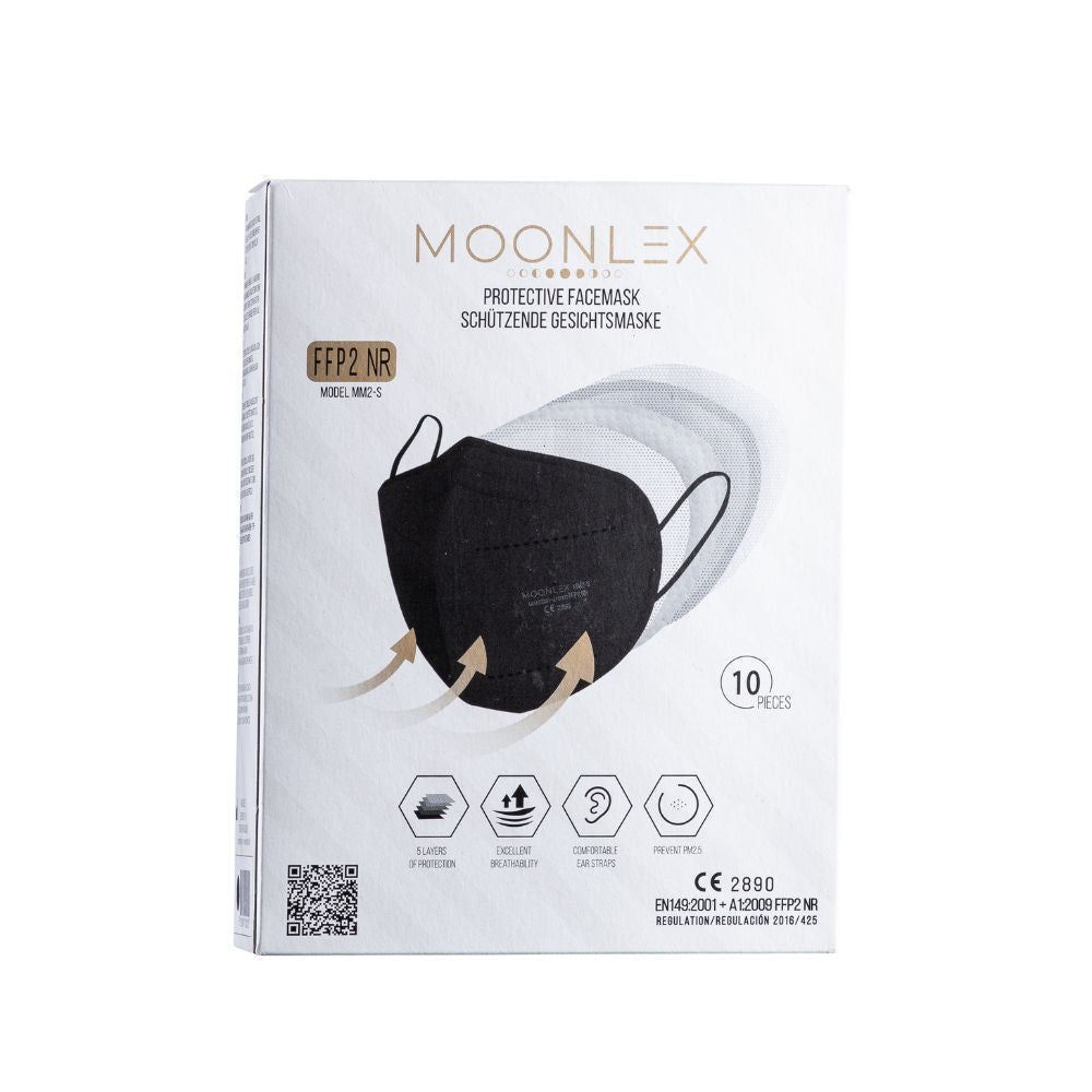 Moonlex FFP2 Maske 5-lagig einzeln verpackt - Made in Europe