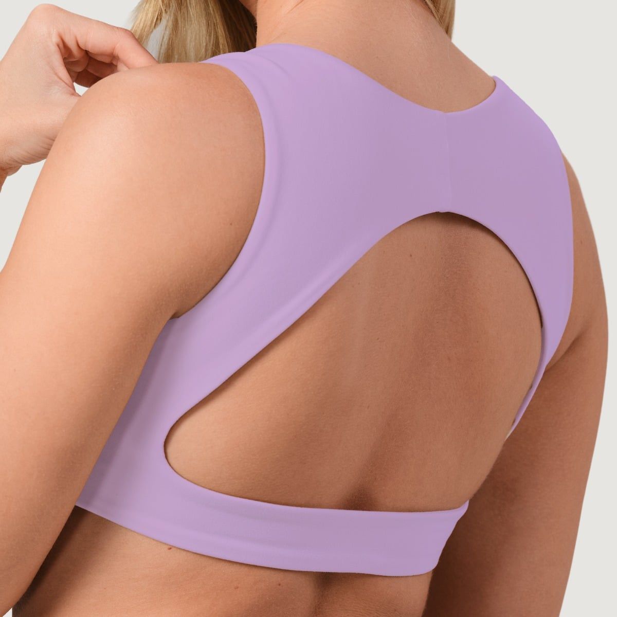 GymBeam Sport-BH Damen mit breiten Trägern und Open-Back-Design Iris