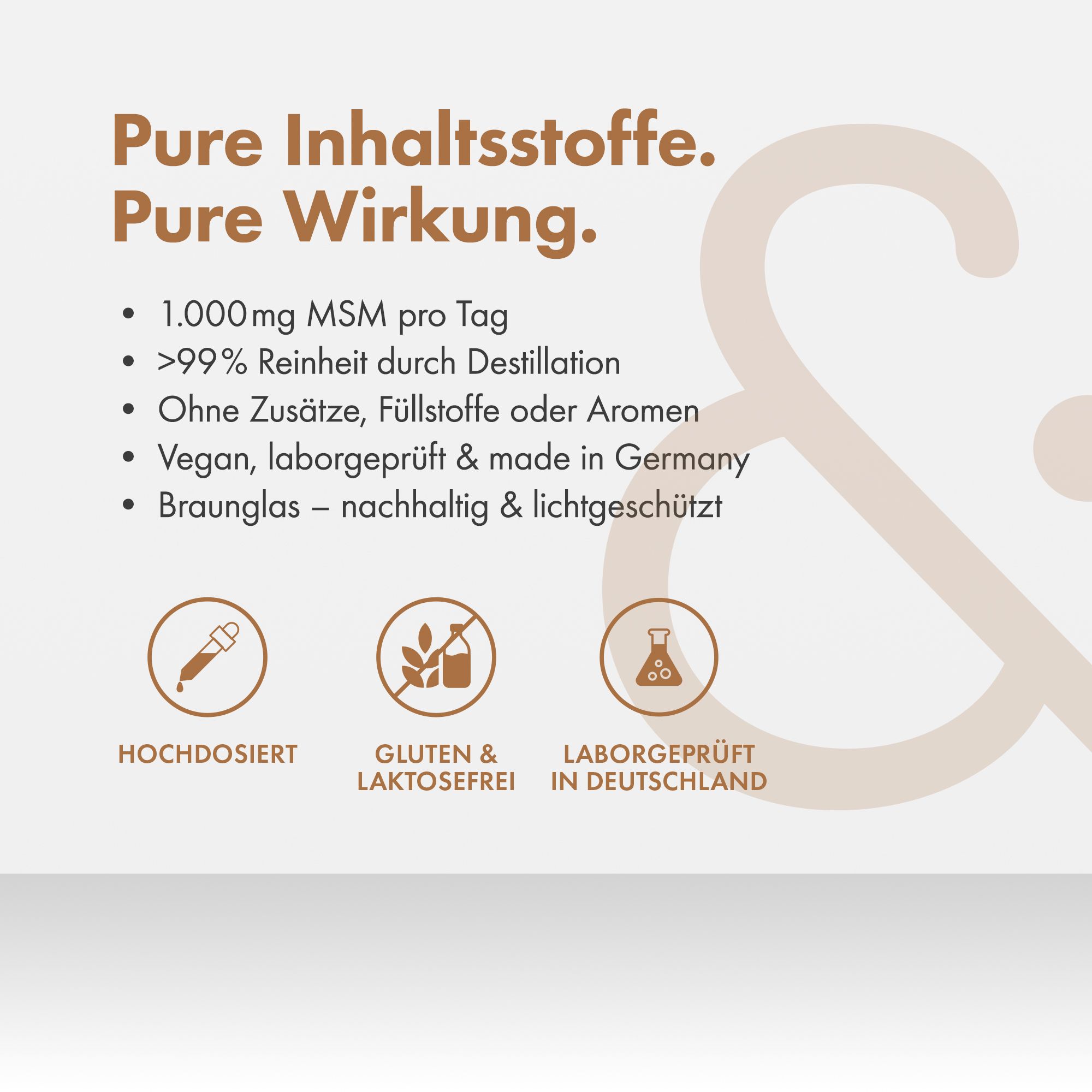 MINERALS & ME® MSM Kapseln