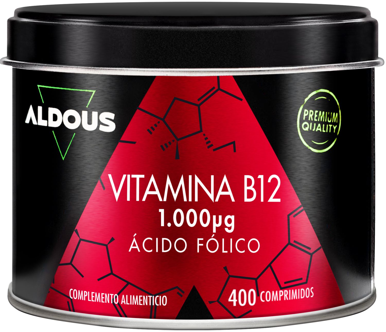 Aldous BIO Vitamine B12 et acide folique 400 comprimés St