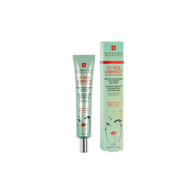 Erborian Korean Skin Therapy Paris Seoul CC Red Correct