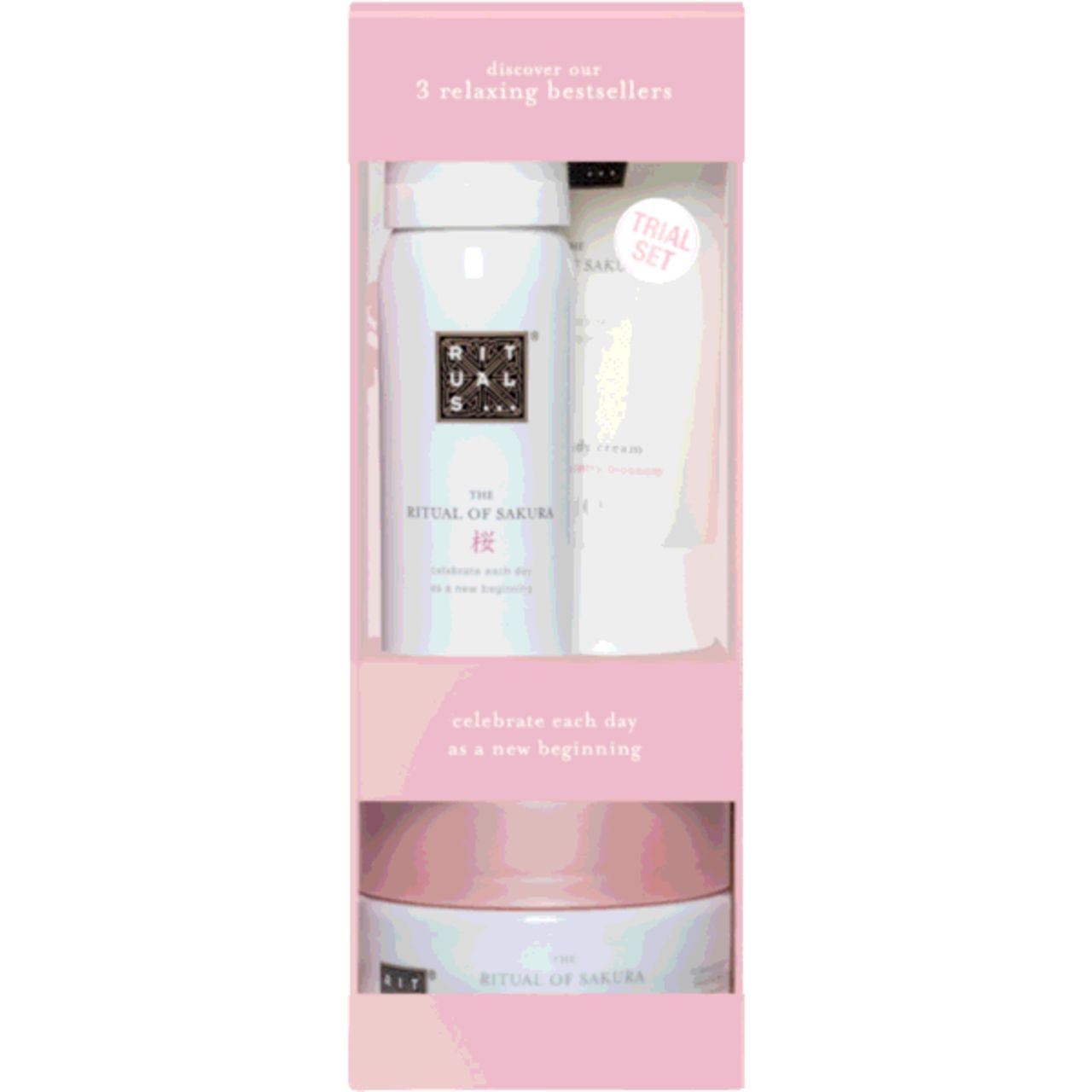 Rituals, The Ritual of Sakura Try Me Set = Shower 50 ml + Scrub 125 g +  Cream 70 ml 3 St - SHOP APOTHEKE