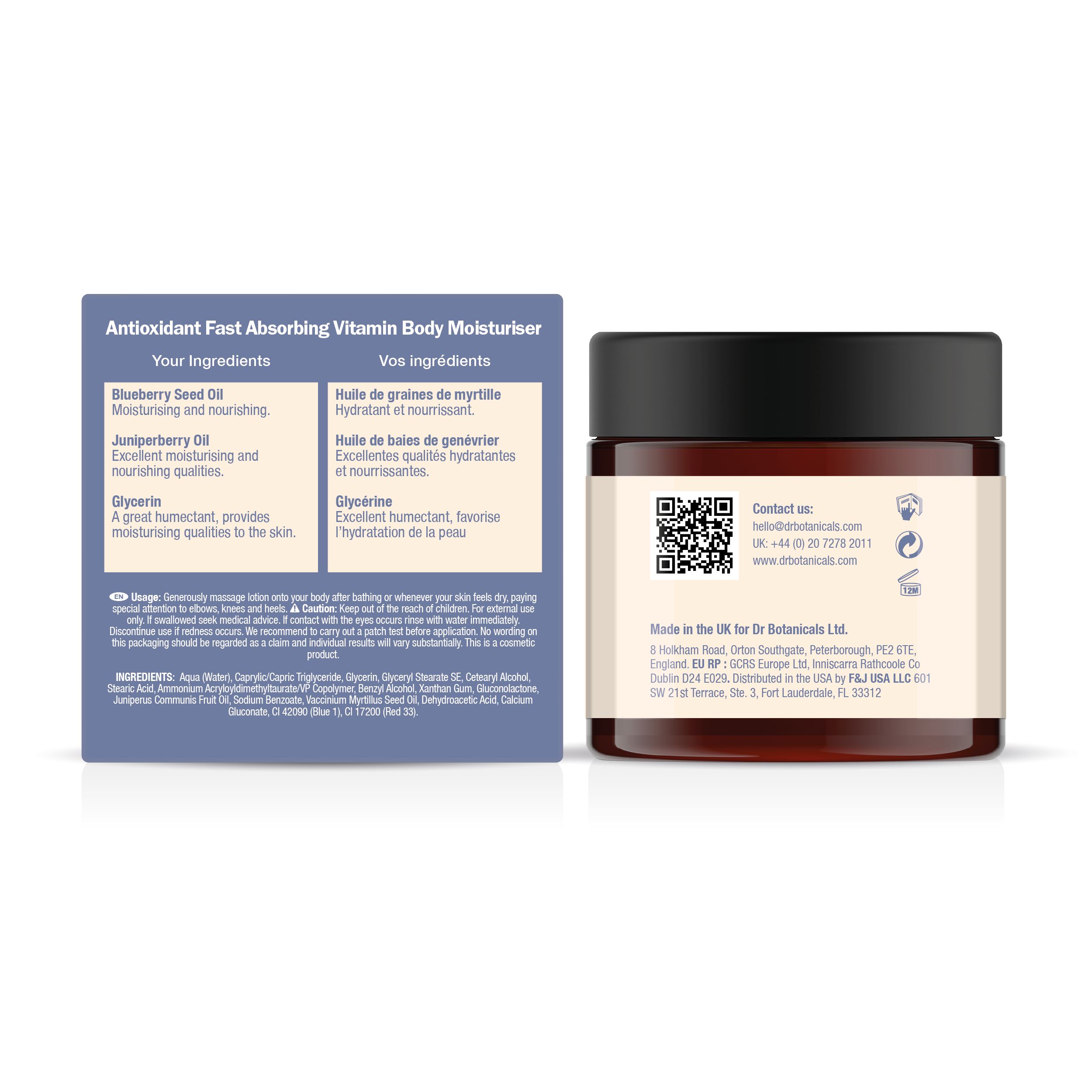 Dr BotanicalsAntioxidant Fast Absorbing Vitamin Body Moisturiser