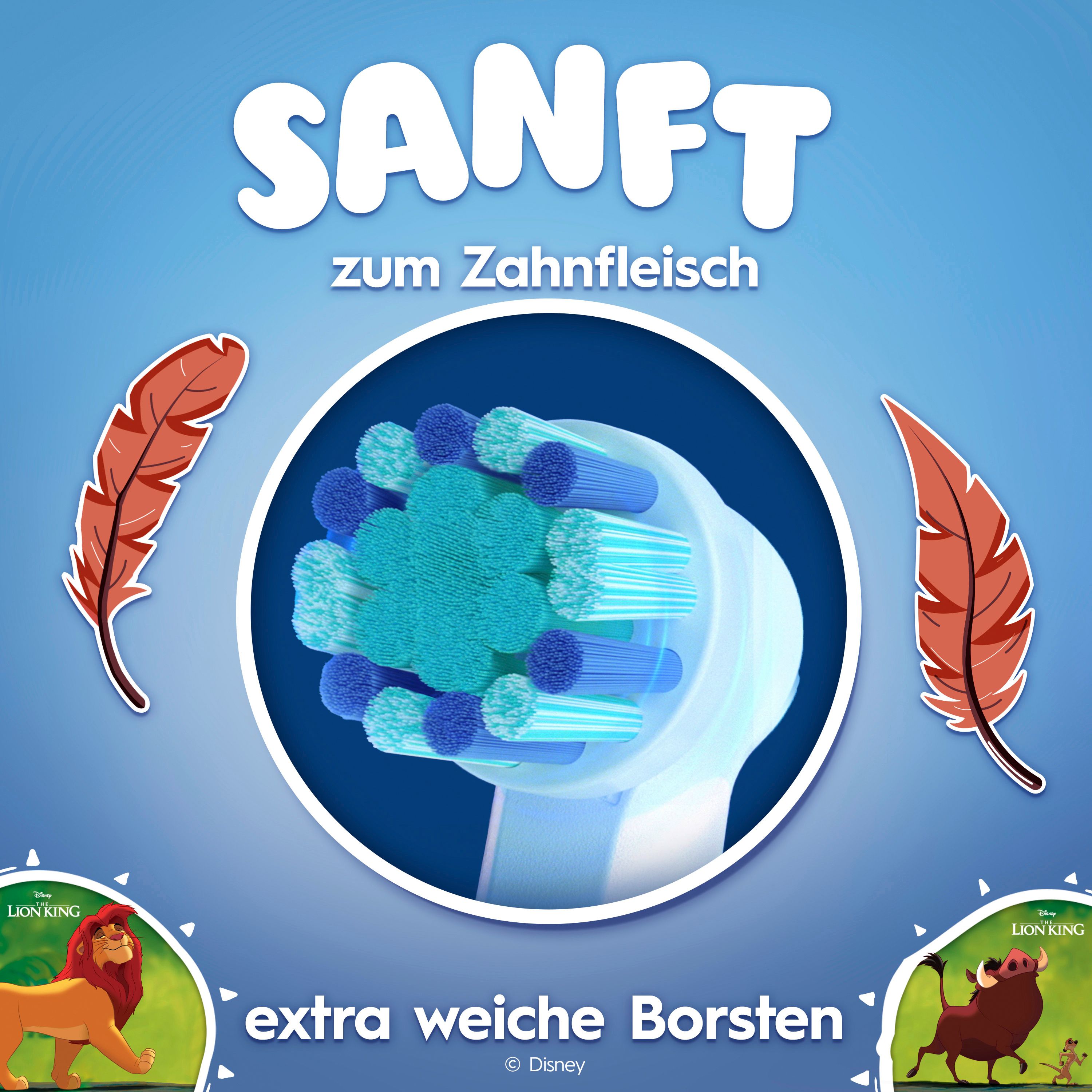 Oral-b Aufsteckbürsten König der Löwen