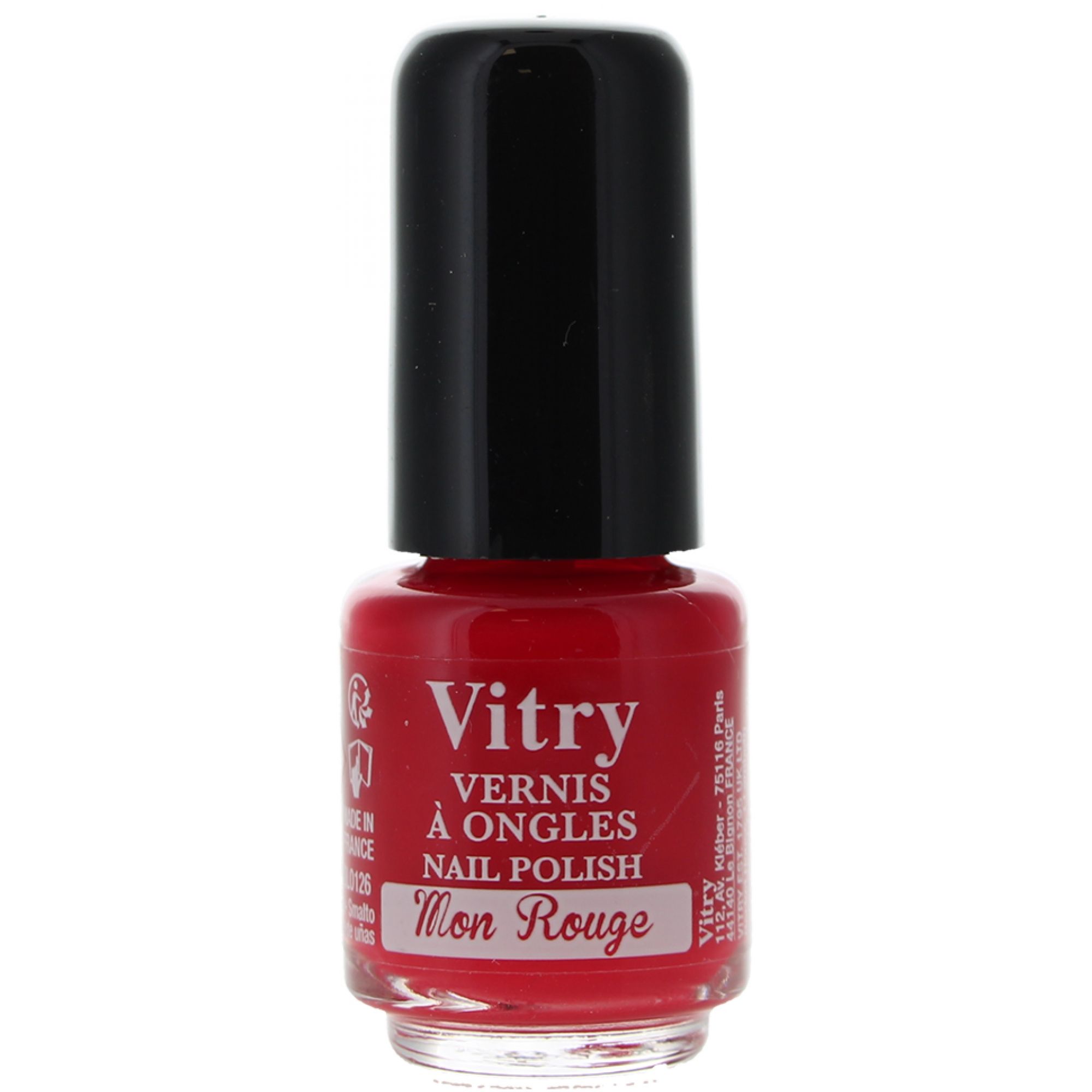 Vitry Mini Nagellack mon rouge 4 ml